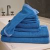 BedVoyage Luxury viscose from Bamboo Cotton Towel Set 8pc - Indigo