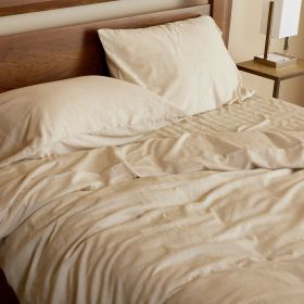 BedVoyage Melange viscose from Bamboo Cotton Quilted Coverlet - King - Sand