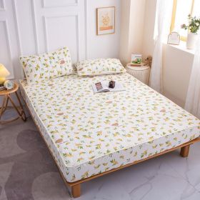 Cotton Covered Anti Slip Cartoon Bedspread (Option: Orange Flavored Bear-180x200cm)